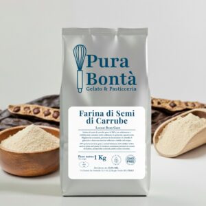 Farina di semi di carrube 100% pura E410