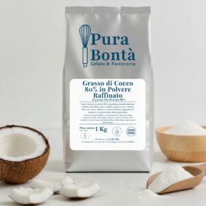 Grasso di cocco raffinato 80%