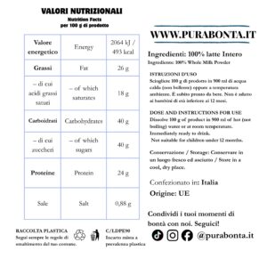 latte-intero-polvere-valori-nutrizionali