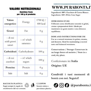 zucchero-canna-bianca-valori-nutrizionali